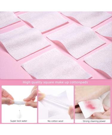 GothicBride 1000PCS Thin Rectangle Cotton Pads for Makeup Removal - 1000 Count (Pack of 1) - Buy Online on GoSupps.com