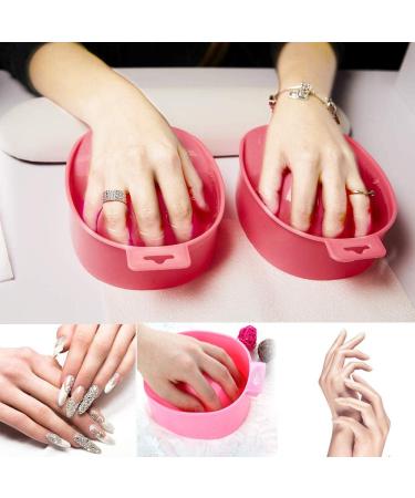 2-Piece Nail Art Soaked Bowl Set | DIY Salon Manicure Spa Tool for Hand Care & Treatment - Buy Online on GoSupps.com