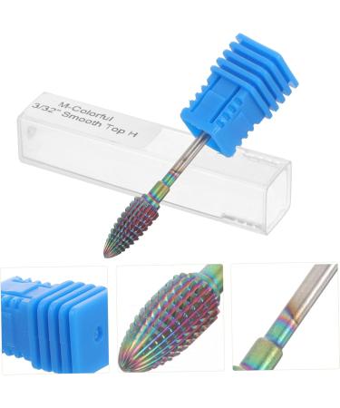 VINTORKY Drills Tool Manicure Accessories Manicure Supplies Manicure Art Drill Bits Manicure Drill Bits Cuticle Pusher Set Women's Tungsten Steel Nail 5.4x1.2cm Colorful - Buy Online on GoSupps.com