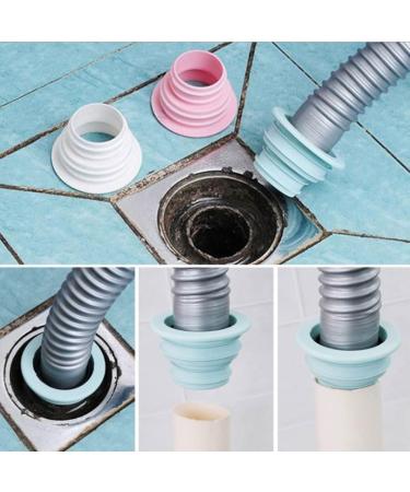 JZK 4X Plastic Deodorant sealing plug for kitchen drain pipe Washing Machine drain pipe seal Bathroom basin sink drain hose seal kitchen waste pipe seal ring - Buy Online on GoSupps.com