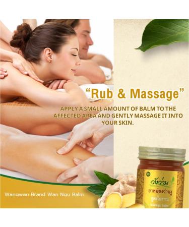 Thai Balm - Natural Herbal Ointment for Relaxation & Pain Relief | Large 100G Massage Balm for Back Neck Knee Shoulder & Foot - Buy Online on GoSupps.com