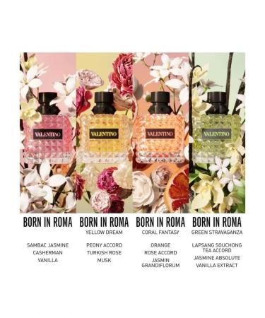 Valentino Donna Born In Roma Green Stravaganza for Women - 1.7 oz EDP Spray Floral & Fresh Fragrance - Buy Online on GoSupps.com
