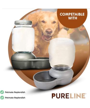 PureLine Petmate Replendish Water Filter Replacement  Also Compatible with Petmate Mason and Petmate Replendish and Mason Gravity Waterer Bowls. with Advanced Filtration (12 Pack) - Buy Online on GoSupps.com