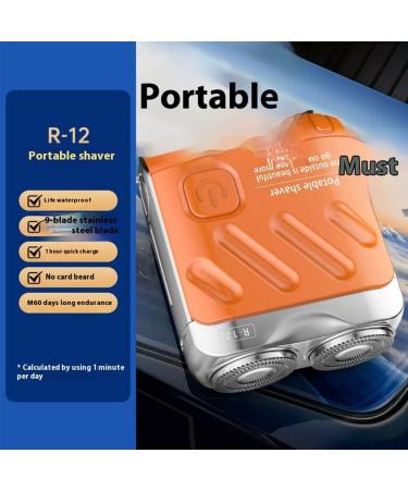 Beard Shaver Traveler Mini and Portable Suitcase Design Shaver Traveler Mini and Portable Suitcase Design Double-Ring Magnetic Cutter 2024 Men's Favorite Portable Mini Electrict Shaver (Blue) - Buy Online on GoSupps.com