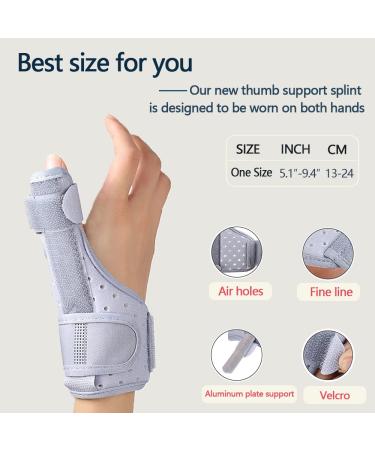 Thumb Support Splint for Arthritis & Tendonitis - Comfortable Compression Band for Sprains & Strains - Night Support & Fracture Relief - Buy Online on GoSupps.com