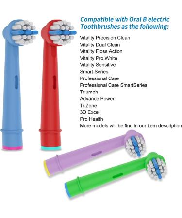 8pcs Oral B Kids Electric Toothbrush Replacement Heads - Soft Bristles, Small Size - Buy Online on GoSupps.com