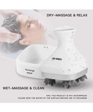 Tenswa Electric Scalp Massager Portable | Handheld Head Massager with 112 Nodes | Head Scratcher for Full Body Massage, Hair Growth & Stress Relaxation - Buy Online on GoSupps.com