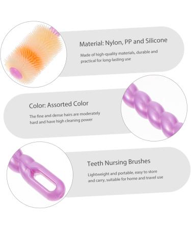 Frcolor 24-Pack Baby Toothbrush Finger Holders | Safe & Soft Training Toothbrushes for Kids - Buy Online on GoSupps.com