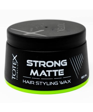 Totex Hair Men Styling Hair Wax - Strong Hold Texture Matte Natural Matte Look Finish - Hair Defining Paste Matte Wax 150 ml Strong Matte