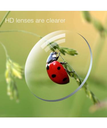 Photochromic Progressive Multifocus Transition Sunglasses | Blue Light Blocking Reading Glasses for Men Women - 2.5X - Buy Online on GoSupps.com