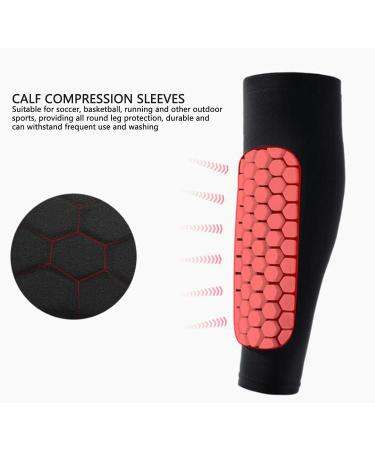 Buy Calf Compression Sleeves for Basketball - Comfortable & Breathable Leg Compression Sleeve (L) - International Shipping Available - Buy Online on GoSupps.com
