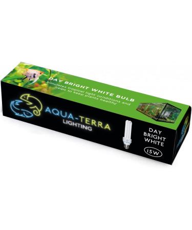 Aqua-Terra 15W Brightday White Replacement Bulb for Fish Pod 48/64 & 120L Aquarium - E27 Screw Base - Natural Daylight Effect - Buy Online on GoSupps.com