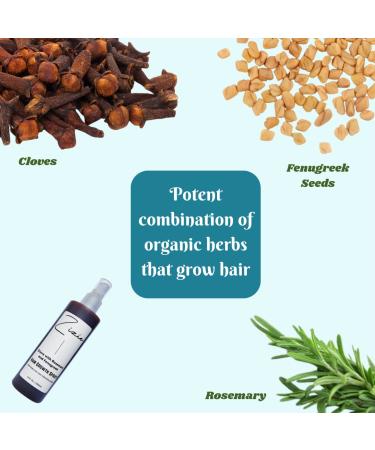 Cloves, Fenugreek, Rosemary Hair Growth Spray for Men and Women - Thickens, Repairs, and Strengthens Dry Hair with Aloe Vera, Oregano, Hibiscus - Balanced Hair Growth Enhancer - Buy Online on GoSupps.com