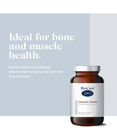 BioCare Calcium Citrate | Bone & Muscle Support Supplement - 90 Capsules - Buy Online on GoSupps.com