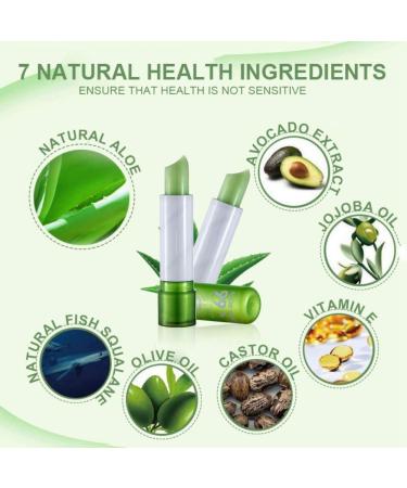 Allbesta 99% Natural Aloe Vera Lipstick Lip Balm - Color Changing Formula for Beautiful Lips - Buy Online on GoSupps.com