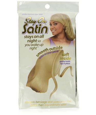 Stay On Satin Pocket Bonnet (color may vary)