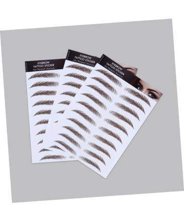 Beavorty 15 Pcs Eyebrow Stickers Eyebrow Transfers Stickers Bionic Eyebrow Imitation Eyebrow 6d Make up Tool - Buy Online on GoSupps.com