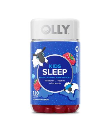 Olly Kids Sleep Gummies Supplement with Melatonin & L-theanine Chamomile (110 Gummies) 110 Count (Pack of 1)