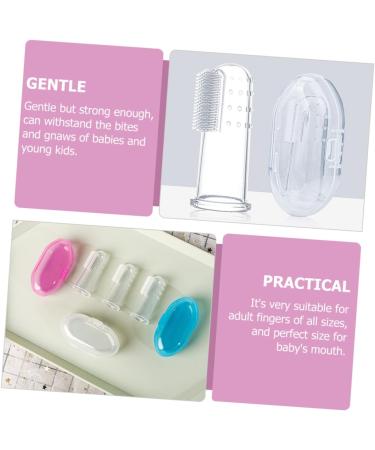 Minkissy 9-Piece Toddler Toothbrush Set | Infant Finger Toothbrush & Mouth Massage Device for Kids - International Shipping Available - Buy Online on GoSupps.com