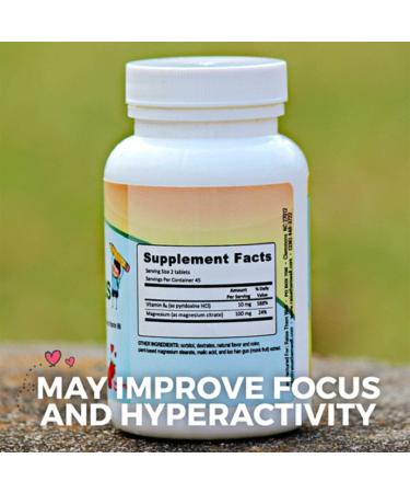Kids' Natural Strawberry Magnesium Focus Supplement - Chewable Focus Vitamins for Improved Attention and Mental Clarity - Buy Online on GoSupps.com