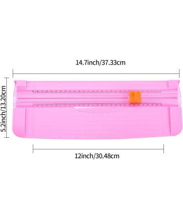 Portable Paper Cutter Guillotine Paper Trimmer Scrapbooking with Security Safeguard for Standard Cutting of A2 A3 A4 A5 Paper  Photos or Labels - Pink - Buy Online on GoSupps.com