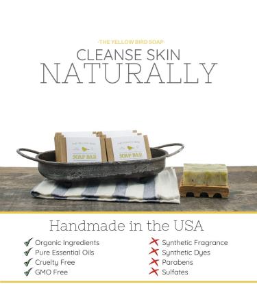 The Yellow Bird Pine Tar Bar Soap 4.5oz Natural & Handmade (1 Pack) - Buy Online on GoSupps.com