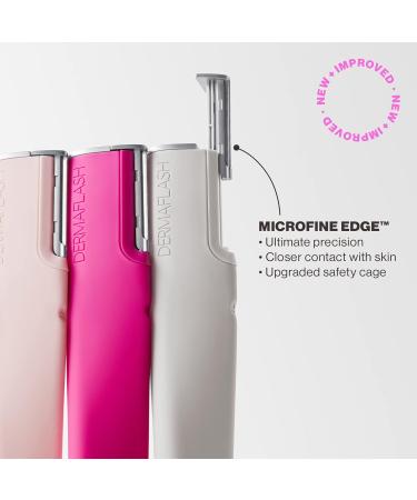 DERMAFLASH ESSENTIALS Dermaplaning Replenishment Kit for Women | Compatible with LUXE+ Tool | 12 Week Supply - Smooth Skin Solution - Buy Online on GoSupps.com