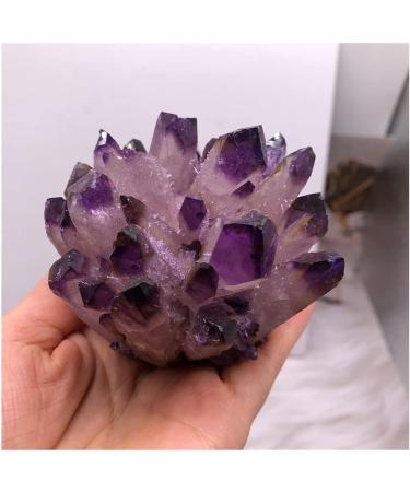 Natural Crystal Cluster Amethyst Specimen Ore Purple Quartz ReikiStone Ra Crystals Home Decor Crystal Cluster (Size : 300-400g) - Buy Online on GoSupps.com