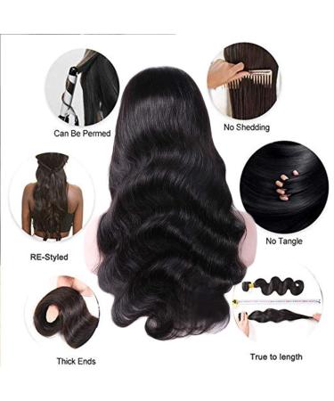 99J Body Wave Wig with Bangs - 18 Virgin Brazilian Human Hair, 180% Density, Glueless for Black Women - Buy Online on GoSupps.com