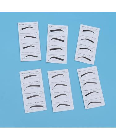 Housoutil 4 Sets Stickers Eyebrow Stencil Eyebrow Shaping Template Eyebrow Moulds Tool Cosmetic Eyebrow Card - Buy Online on GoSupps.com