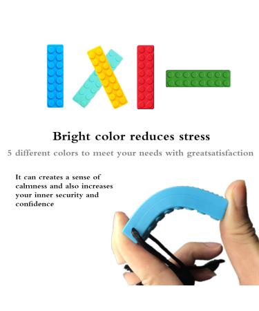 8-Pack Baby Silicone Teething Necklace | Soft Sensory Tools for Autism & ADHD | Safe for Adults & Babies - Buy Online on GoSupps.com