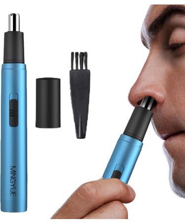 Povanjer Hair Trimmers for Ears Electric Eyebrow Trimmer For Women Double Edged Blades Facial Hair Clipper Waterproof Hair Clipper For Nose Ears Blue - Buy Online on GoSupps.com