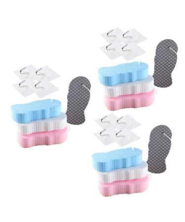 Beavorty 3 Sets Children's Bath Sponge Cleaning Tools Portable Body Scrubber Wear-Resistant Body Scrubber Bath Loofah Embossing Tool Tools Bath Accessory Bath Ball 3D Take a Bath PVA