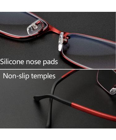 Zjdydy Blue Light-Blocking Reading Glasses for Women - Red +2.5 UV Protection Glare-Free Computer Glasses - Buy Online on GoSupps.com
