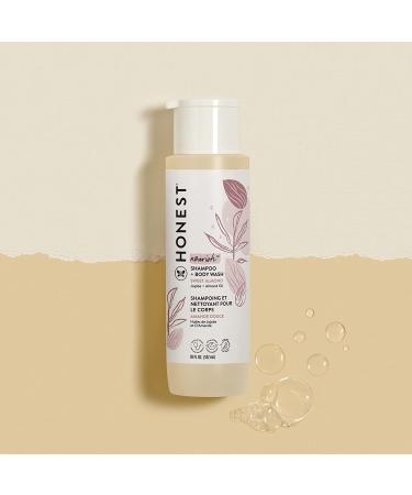 The Honest Company 2-in-1 Cleansing Shampoo & Body Wash for Baby - Tear-Free, Hypoallergenic, Sweet Almond Nourish - 18 fl oz - Buy Online on GoSupps.com