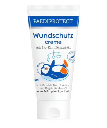 Paediprotect Wound Protection Cream for Babies | 50ml Vegan Ointment for Sensitive Skin | Perfume-Free & Silicone-Free | Bio-Kamille Healing for Diaper Rash & Redness - Buy Online on GoSupps.com