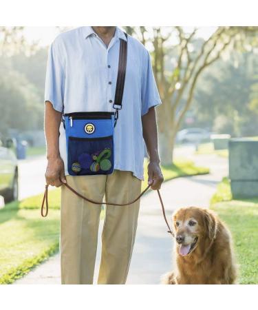 FTTouuy Waterproof Dog Food Bag for Training | Azure Blue XL | Perfect for Dog Treats & Agility Training - Buy Online on GoSupps.com