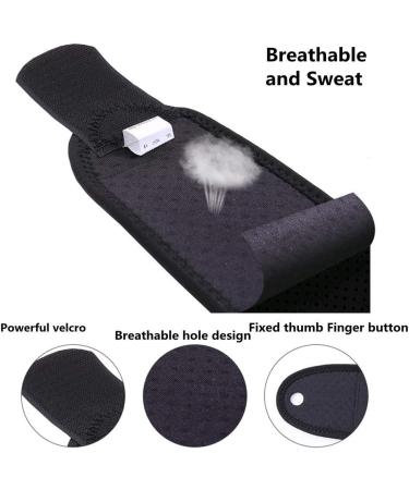 Ovyuzhen Wrist Compression Strap - Adjustable Support Brace for Fitness & Arthritis Relief - Black (1 Pack) - Buy Online on GoSupps.com