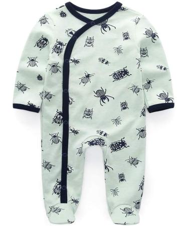 MAMIMAKA Baby Rompers Pajamas 9-12 Months - Set of 3 Cotton Jumpsuits for Boys and Girls - Buy Online on GoSupps.com