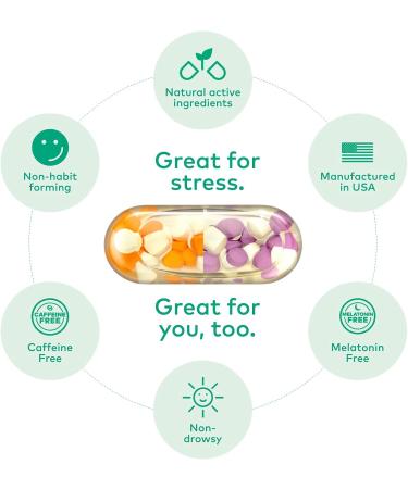 R3SET Calm Daytime Relaxation Support Supplement - 14 Capsules, 14 Count - Buy Online on GoSupps.com