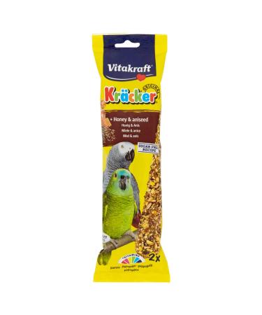 Vitakraft - Cracker bars for African parrots honey and anise flavor - 2 x 180 g