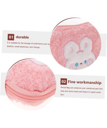 Anneome 2pcs Napkin Storage Bag for Women - Menstrual Pad Pouch & Holder Hand Bag - Coin Purse for Travel - Period Container - Buy Online on GoSupps.com