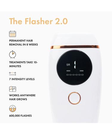 Nood Flasher 2.0 IPL Laser Hair Removal Handset - Pain-free, Permanent Results, Safe for Whole Body Treatment - Buy Online on GoSupps.com