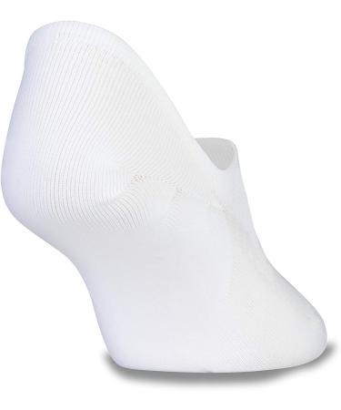 Under Armour Women's Breathe Lite Ultra Low Socks - White, 3 Pack (Medium) - Buy Online on GoSupps.com