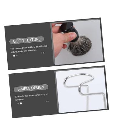2 Sets Beard Brush Set | Professional Shaving Brush Tool for Men | Portable Beard Care Supplies - Buy Online on GoSupps.com