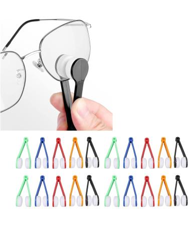 20-Partly Reading Flashing Brake Glasses Cleaning Tool Set - 4 Red Blue Black Green & Orange Brushes for Optimal Lens Care - Buy Online on GoSupps.com
