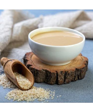 SEZGIN SAYAR Tahini - 100% Natural Sesame Paste | Vegan Gluten-Free No Preservatives | 3x600g Super Benefit Package for International Shipping - Buy Online on GoSupps.com