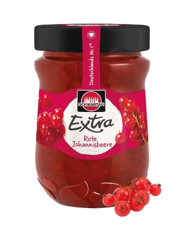 Schwartau Extra Redcurrant jam pack of 8 (8 x 340 g)