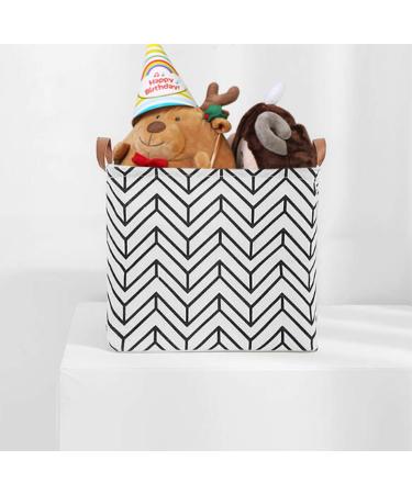 Geometric Square Storage Basket Organizer - Ideal for Toys, Books, Clothes, Home Office, Nursery, and Dorm Shelves - Gift Baskets for Pets and Gifts - Buy Online on GoSupps.com