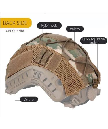 Blueana Tactical Helmet - Airsoft Military Fast Helmet Camouflage Cover (Size M) - Buy Online on GoSupps.com